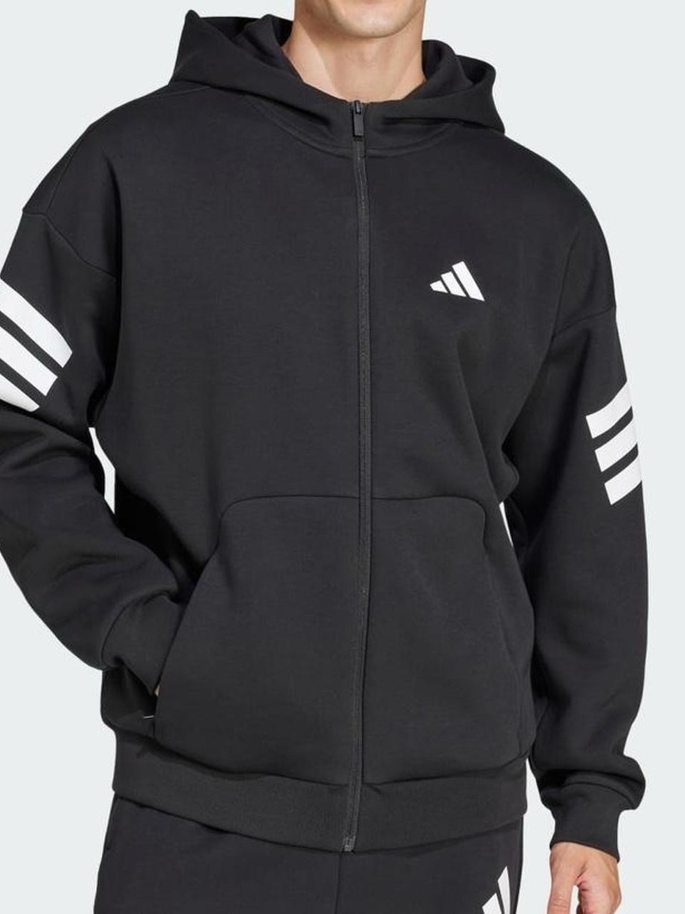 Adidas FUTURE ICONS 3-STRIPES FULL-ZIP HOODIE